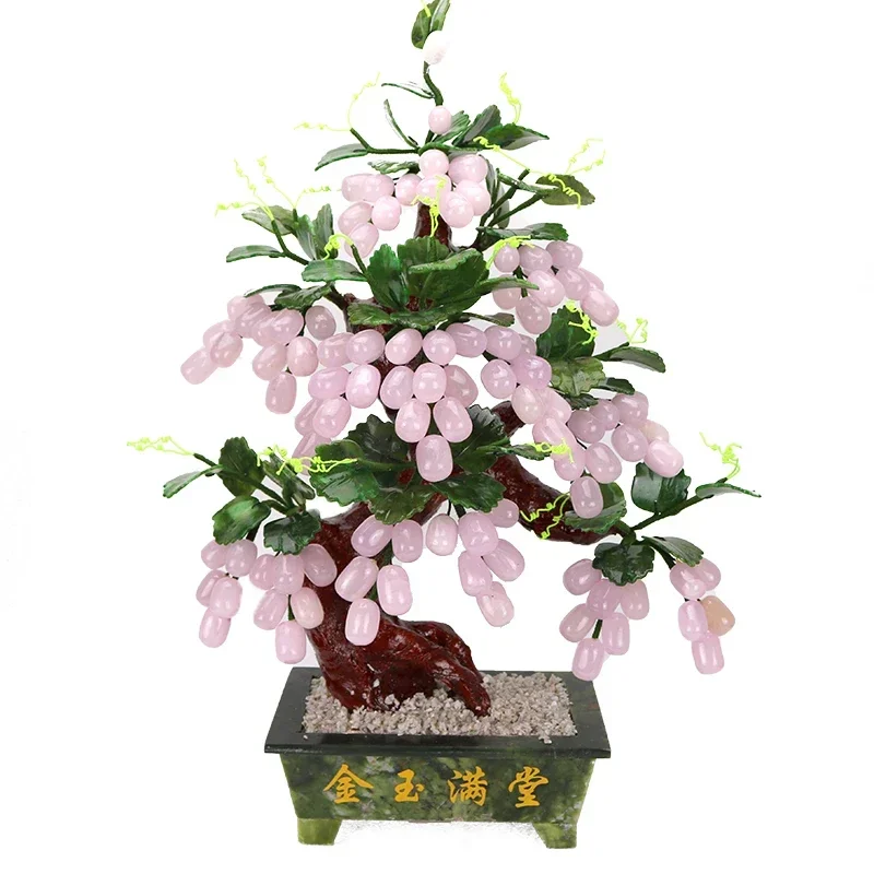 Tv Art And Craft - Steinornament Traubenbaum Zhaocai Wohnaccessoires Kunst und
