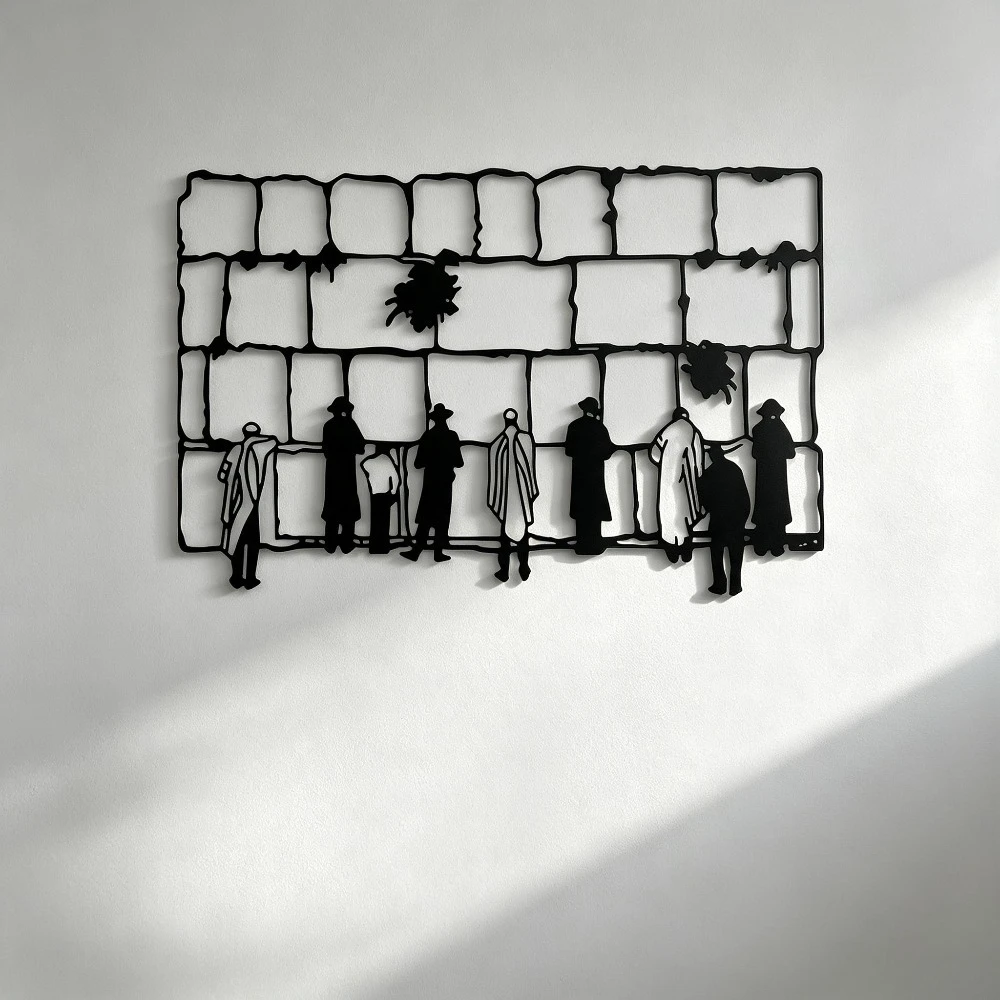 Art & Craft Teacher - CIFBUY Eisen-Wandkunst Metall-Wanddekoration Rostfreie Silhouetten-Skulptur des