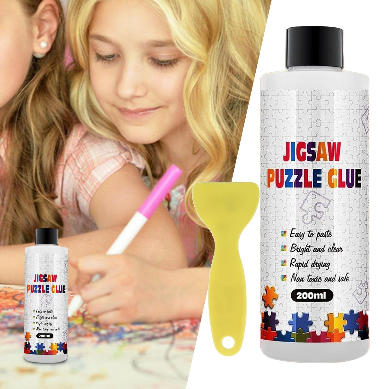 Art Craft Glue - Puzzle-Kleber, spezieller transparenter Kleber zum Malen,
