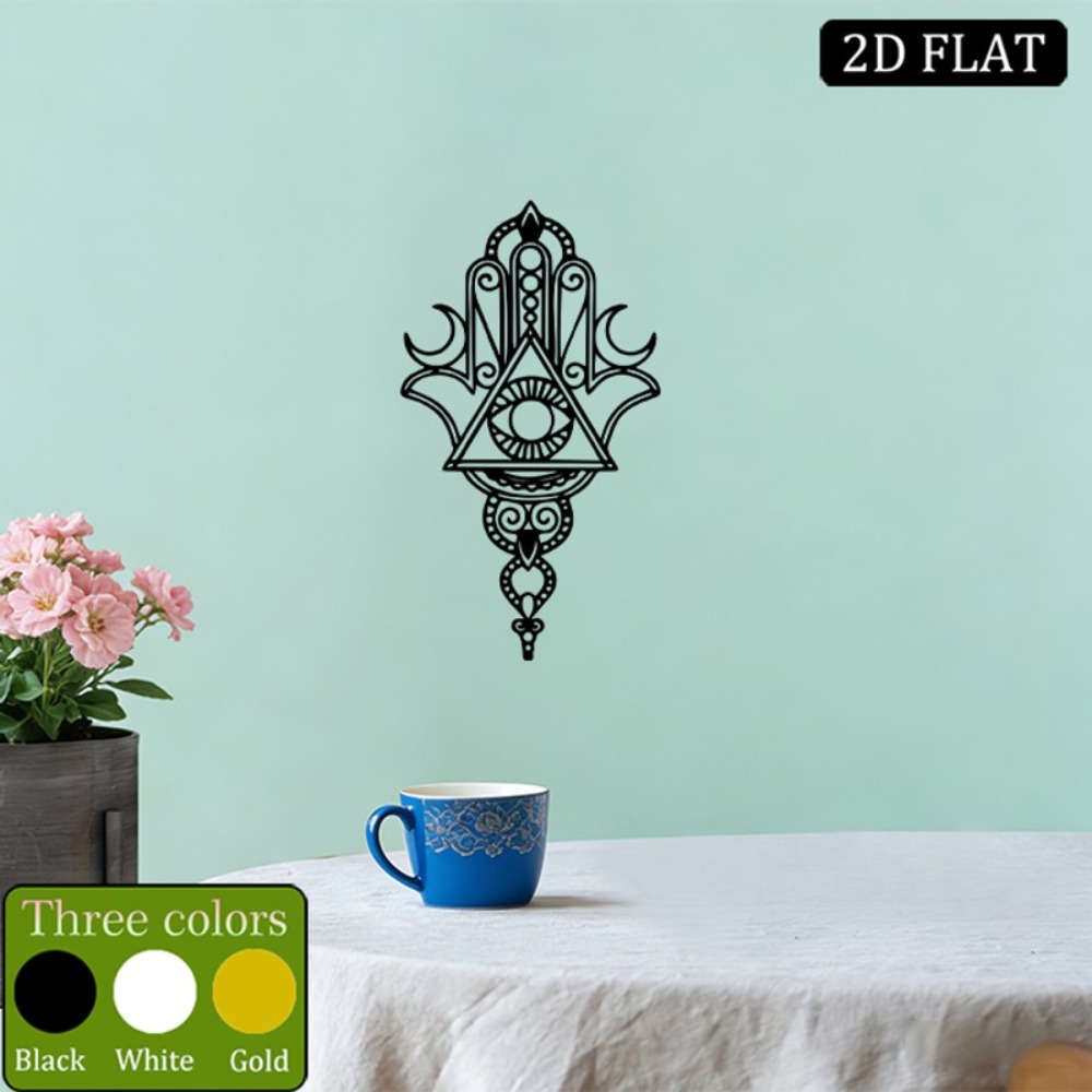 Art & Craft Teacher - CIFBUY Eisen-Wandkunst Hamsa Böses Auge Metallskulptur