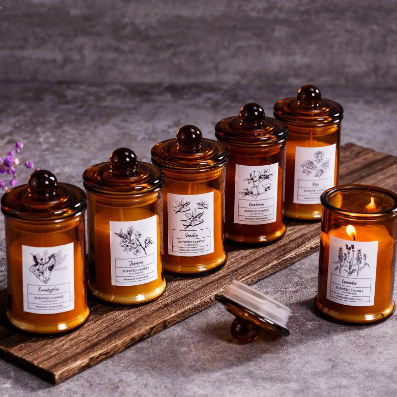 Soy Candle Fragrance Oil - Vintage Glasdose Duftkerze Ätherische Öle Sojawachs
