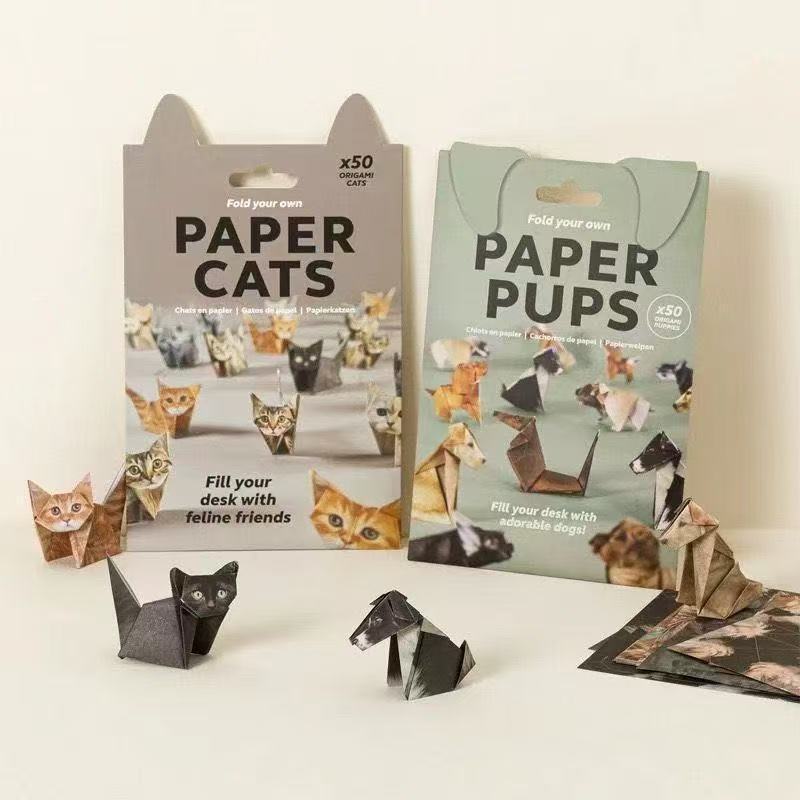 Art Craft Dinosaurs - Kreatives DIY Papierkatzen-Set 50 Blätter DIY