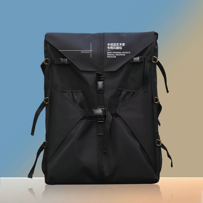 Art Portfolio Bag - Mode Schwarz Kunst Tasche A2 Zeichnung