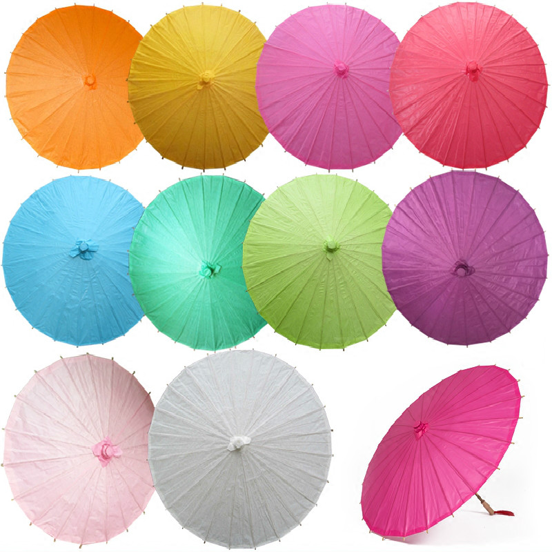 Art Craft Birthday Party - Neue 5-teilige Handgefertigte Farbige Papier-Regenschirme Traditionelle
