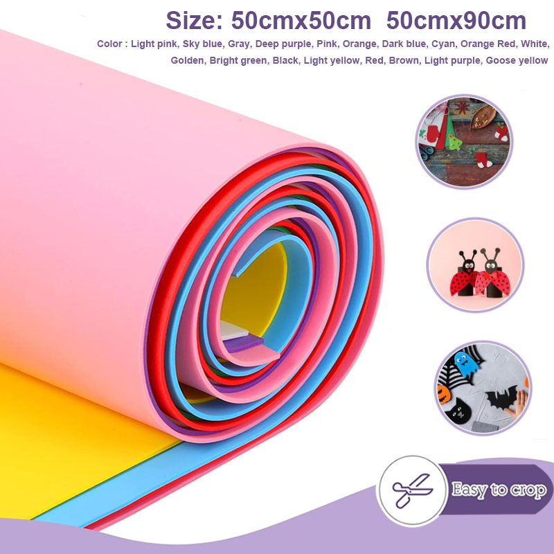 Art Craft Birthday Party - 1 Stück bunte Eva-Schaumstoffplatten Cosplay EVA-Schaum