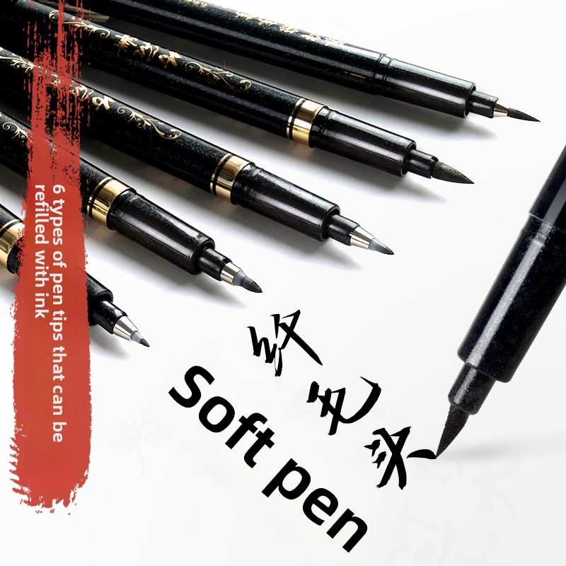 Craft Art Set - 4-teiliges Set Kalligrafie-Kunstmarker Pinselstifte Kunstmarker Bastelbedarf