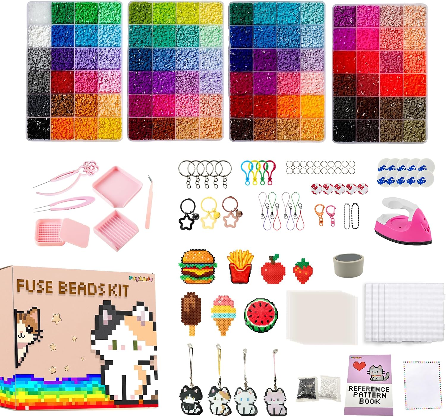 Art Craft & Architecture - Perlen-Bastelset – Einfaches DIY-Set – 96