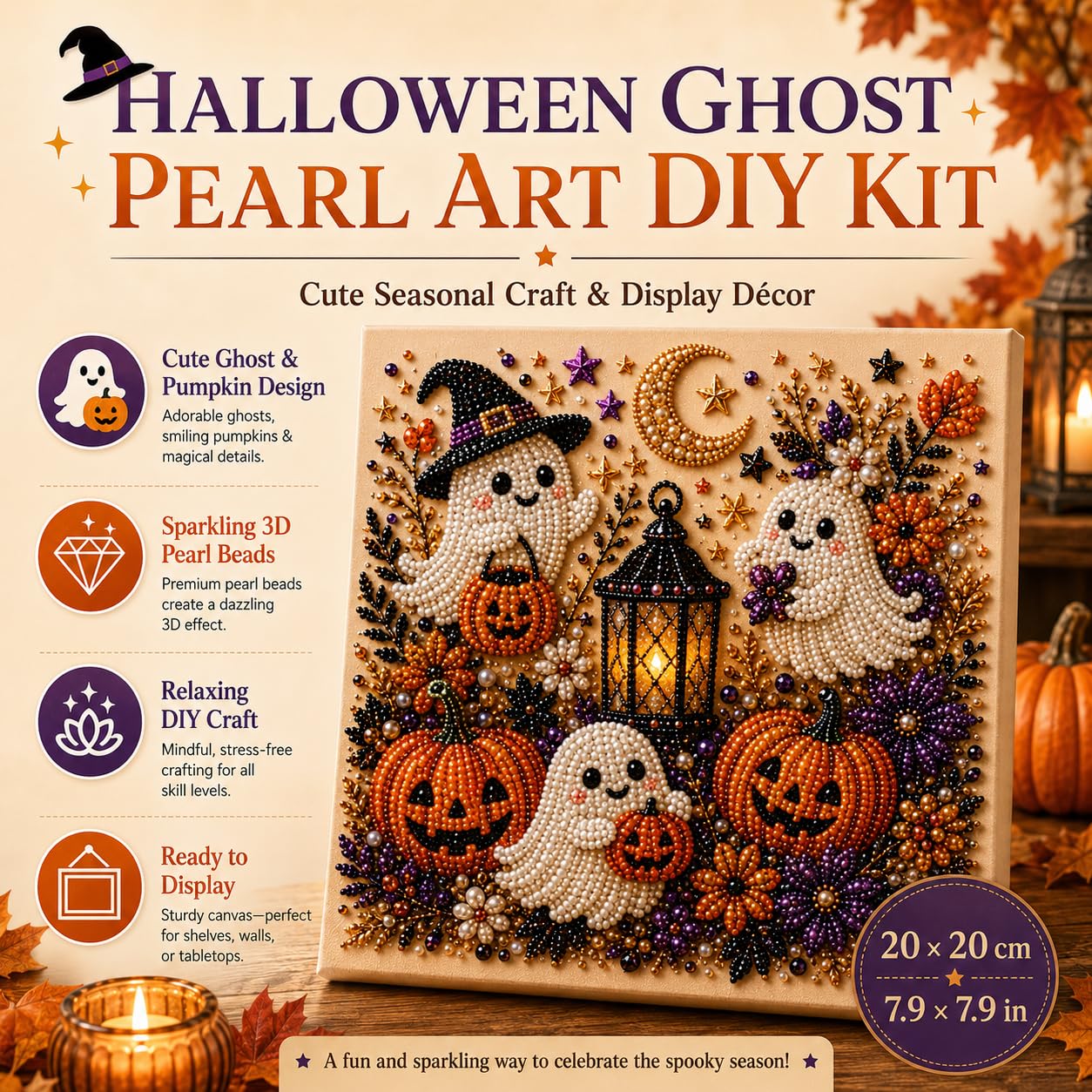 Halloween Geister-Perlen-Kunst – Art Craft Kits For Adults Bewertung und Preis