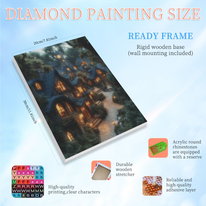 RUOPOTY Gerahmtes Haus 5D-Diam – Art Craft Kits For Adults Bewertung und Preis