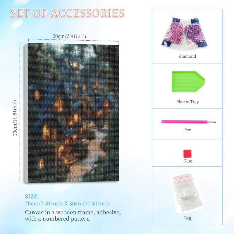 RUOPOTY Gerahmtes Haus 5D-Diam – Art Craft Kits For Adults Bewertung und Preis