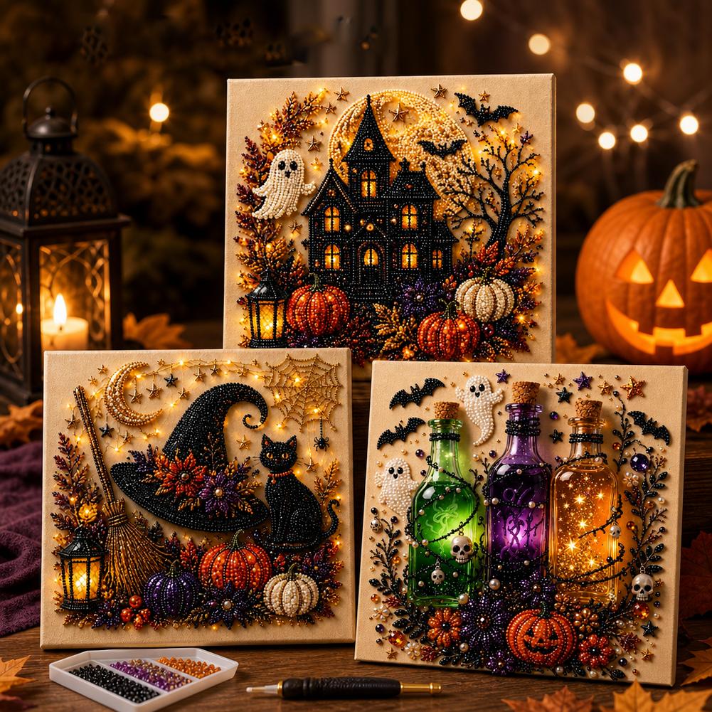 Halloween Geist & Kürbis 3D Pe – Art Craft Kits For Adults Bewertung und Preis