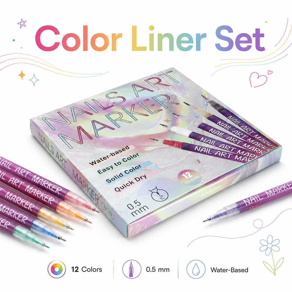 12-teiliges Feinlinien-Marker- – Illustration Marker Set Bewertung und Preis