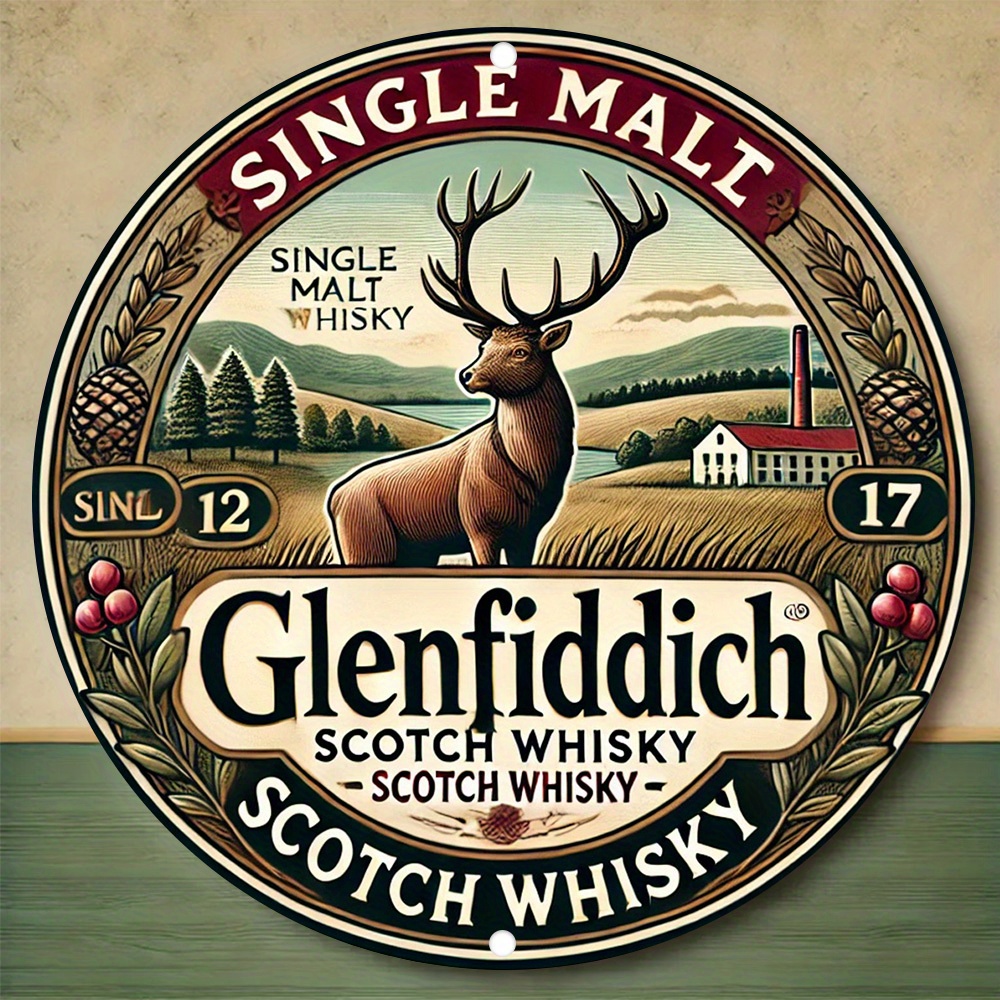 2D flach, Glenfiddich Scotch W – Art Craft Movement Bewertung und Preis