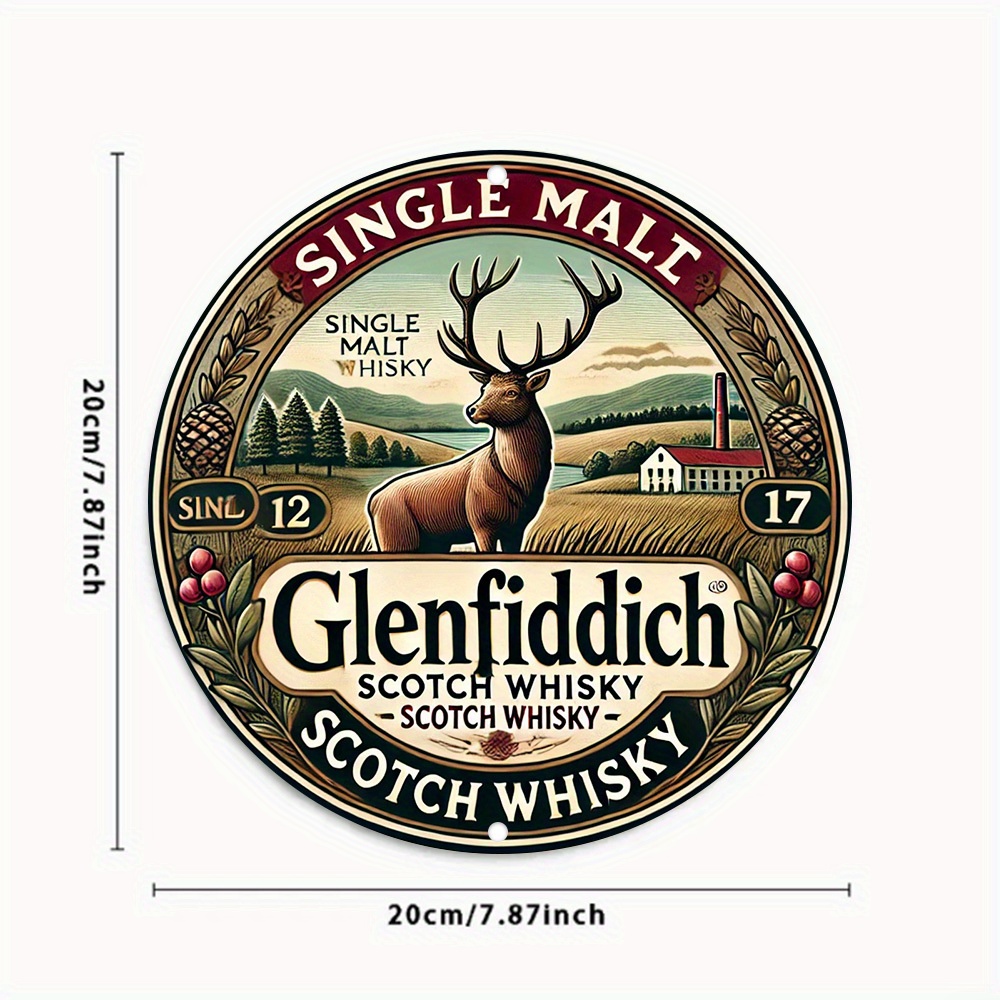 2D flach, Glenfiddich Scotch W – Art Craft Movement Bewertung und Preis