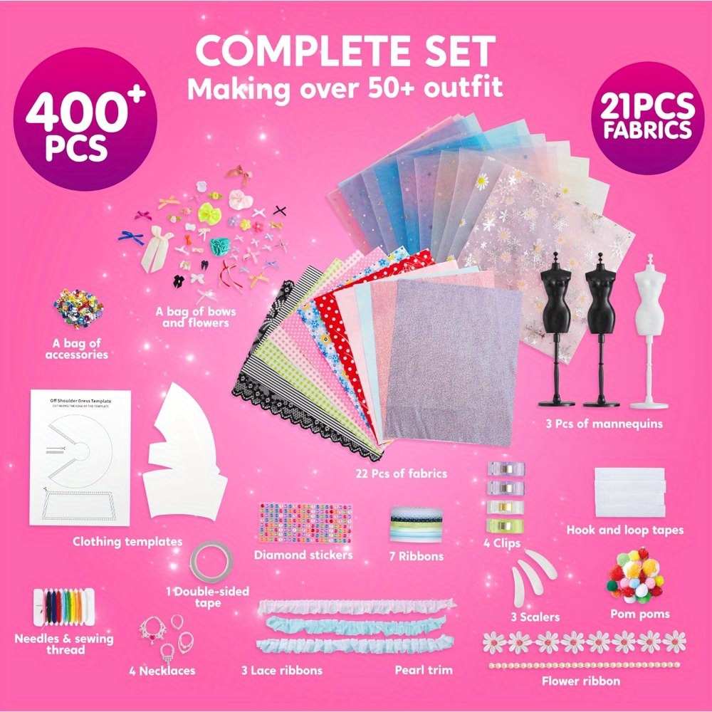 JOYFY 400+PCS Modedesign-Baste – Art Craft And Design Bewertung und Preis
