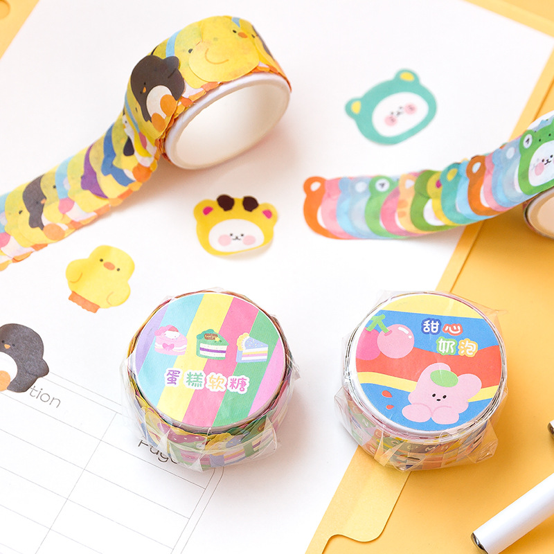 1 Rolle super süßes, gestanzte – Washi Tape Rolls Bewertung und Preis