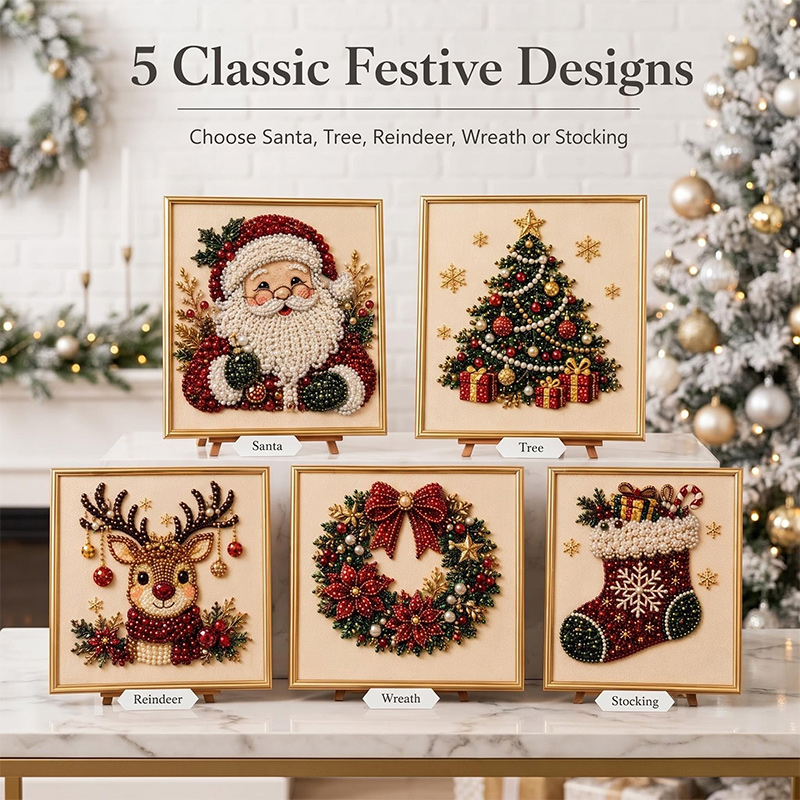 Weihnachts-Perlen-Diamantmaler – Craft Art Set Bewertung und Preis