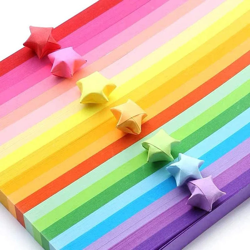 540 Blatt Lucky Origami Stars  – Art Craft Birthday Party Bewertung und Preis
