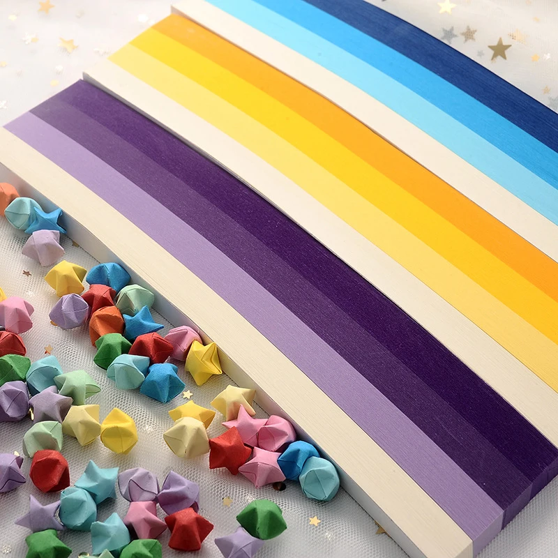 540 Blatt Lucky Origami Stars  – Art Craft Birthday Party Bewertung und Preis