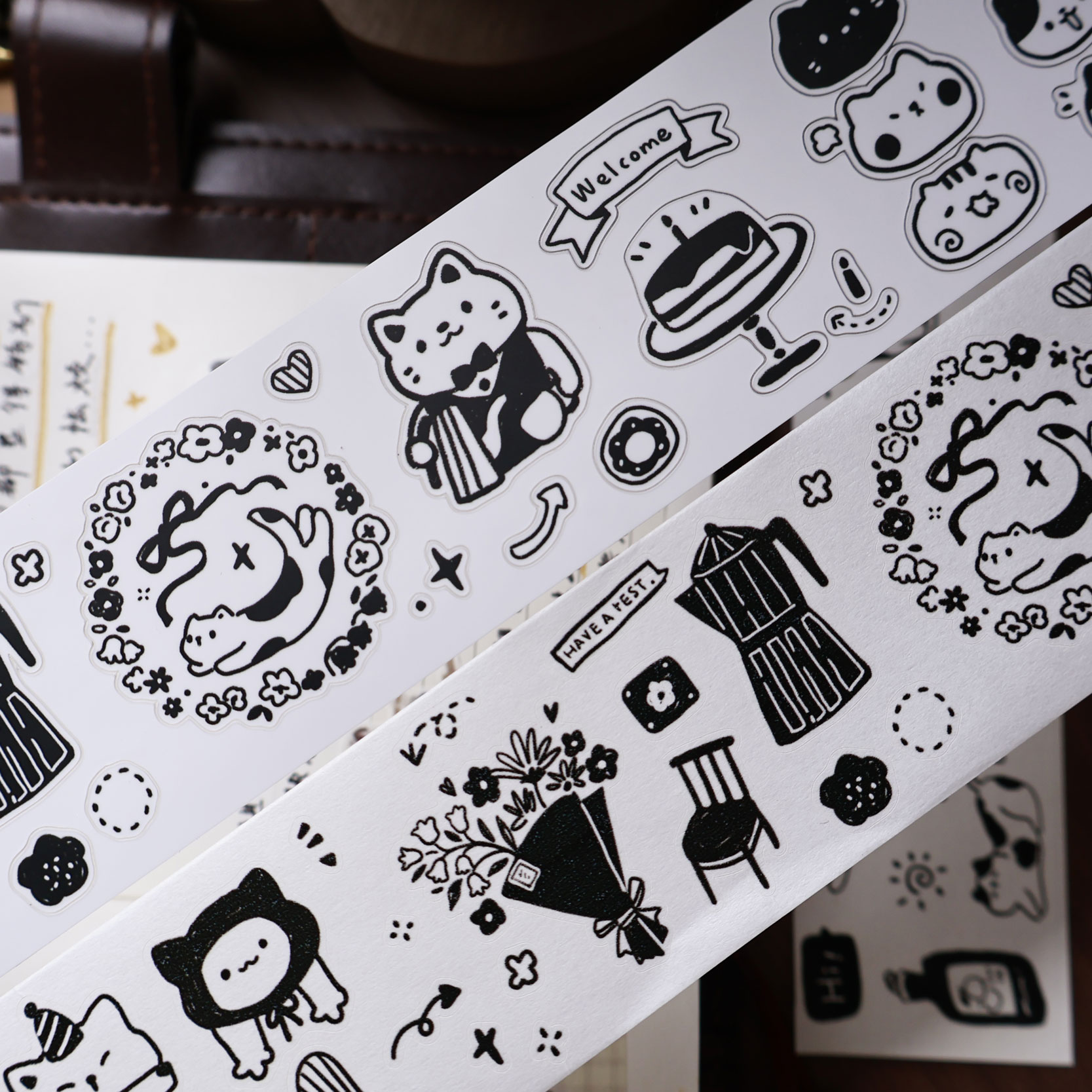YiEr Studio Vintage Daily Cat' – Washi Tape Rolls Bewertung und Preis