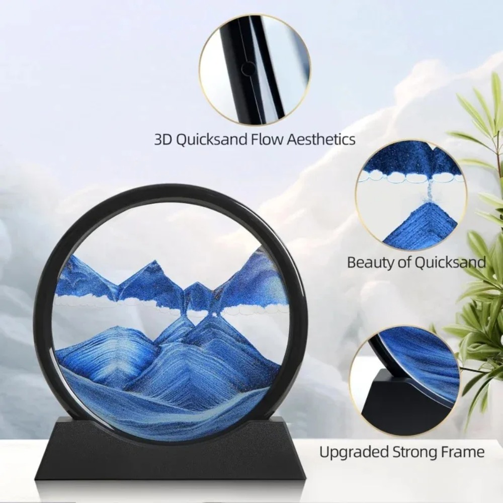 2028 3D Sanduhr mit bewegliche – Art Craft Movement Bewertung und Preis