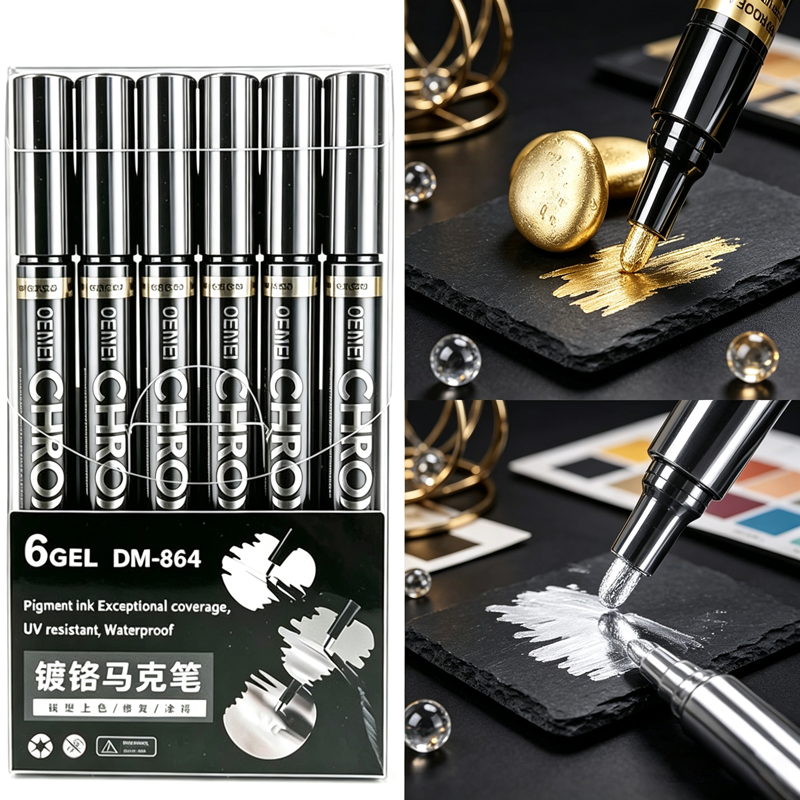 1/3/5/12-teiliges Chrom-Spiege – Illustration Marker Set Bewertung und Preis