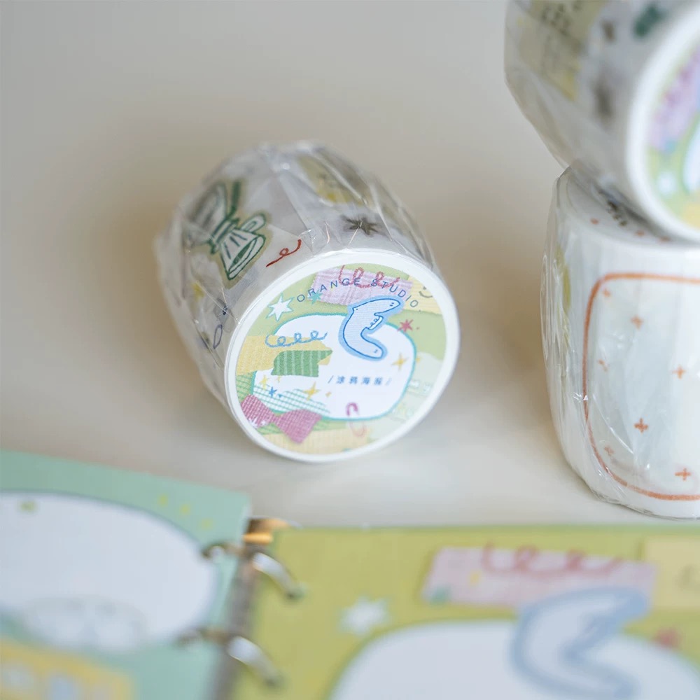 Orange Studio Vintage Graffiti – Washi Tape Rolls Bewertung und Preis