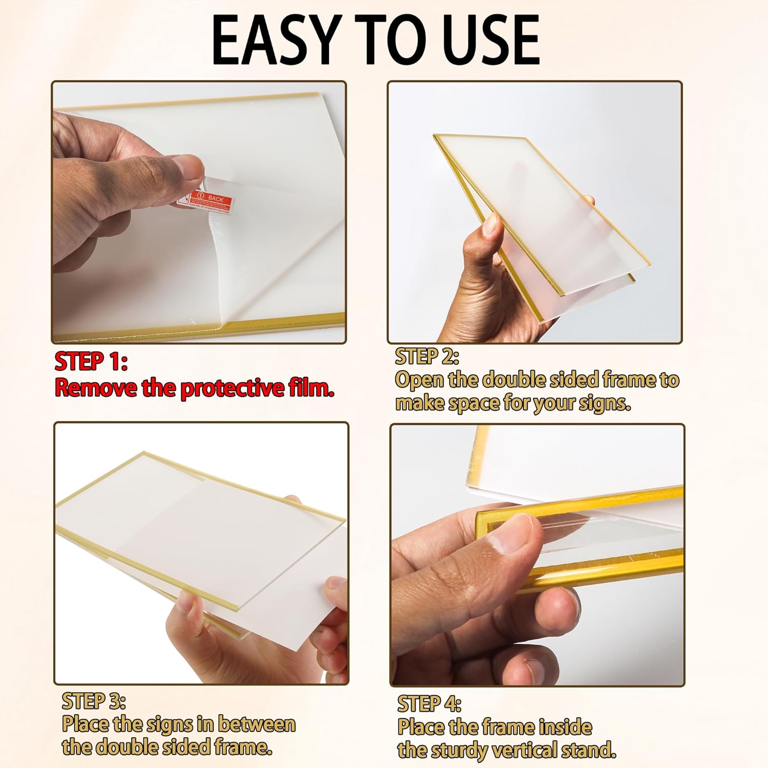 10,2 x 15,2 cm großer Acryl-Sc – Art Craft Movement Bewertung und Preis