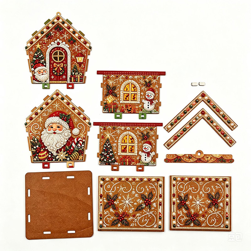 Weihnachtshaus Plymagic DIY Pe – Craft Art Set Bewertung und Preis