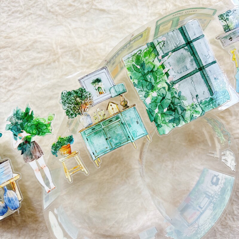 DingDing Studio Vintage Green  – Washi Tape Rolls Bewertung und Preis
