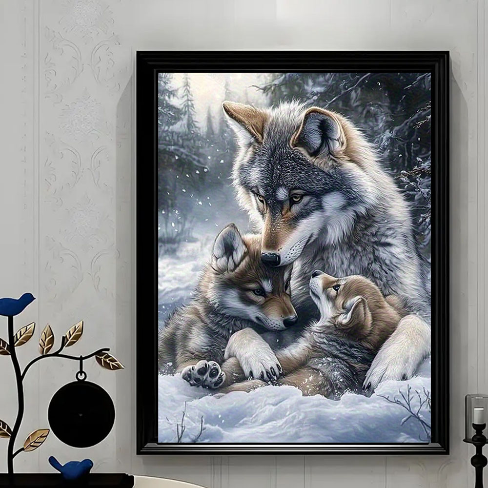 Wolf-Familie Diamant-Malerei-S – Art Craft Kits For Adults Bewertung und Preis