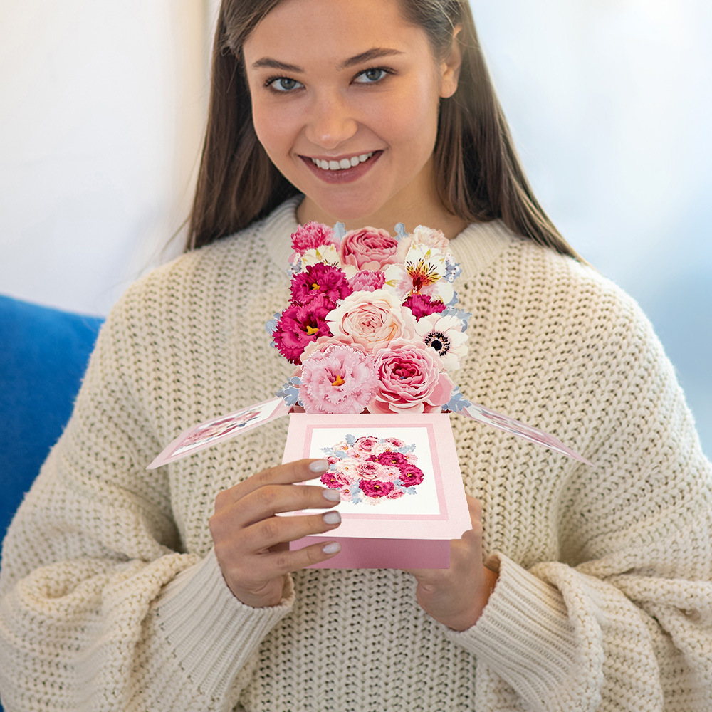 3D-Rosen-Pop-up-Karte mit Umsc – Art Craft Movement Bewertung und Preis
