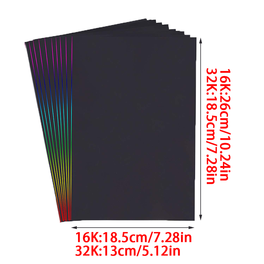 10/30 Stück Regenbogen-Kratzpa – Art Craft Birthday Party Bewertung und Preis