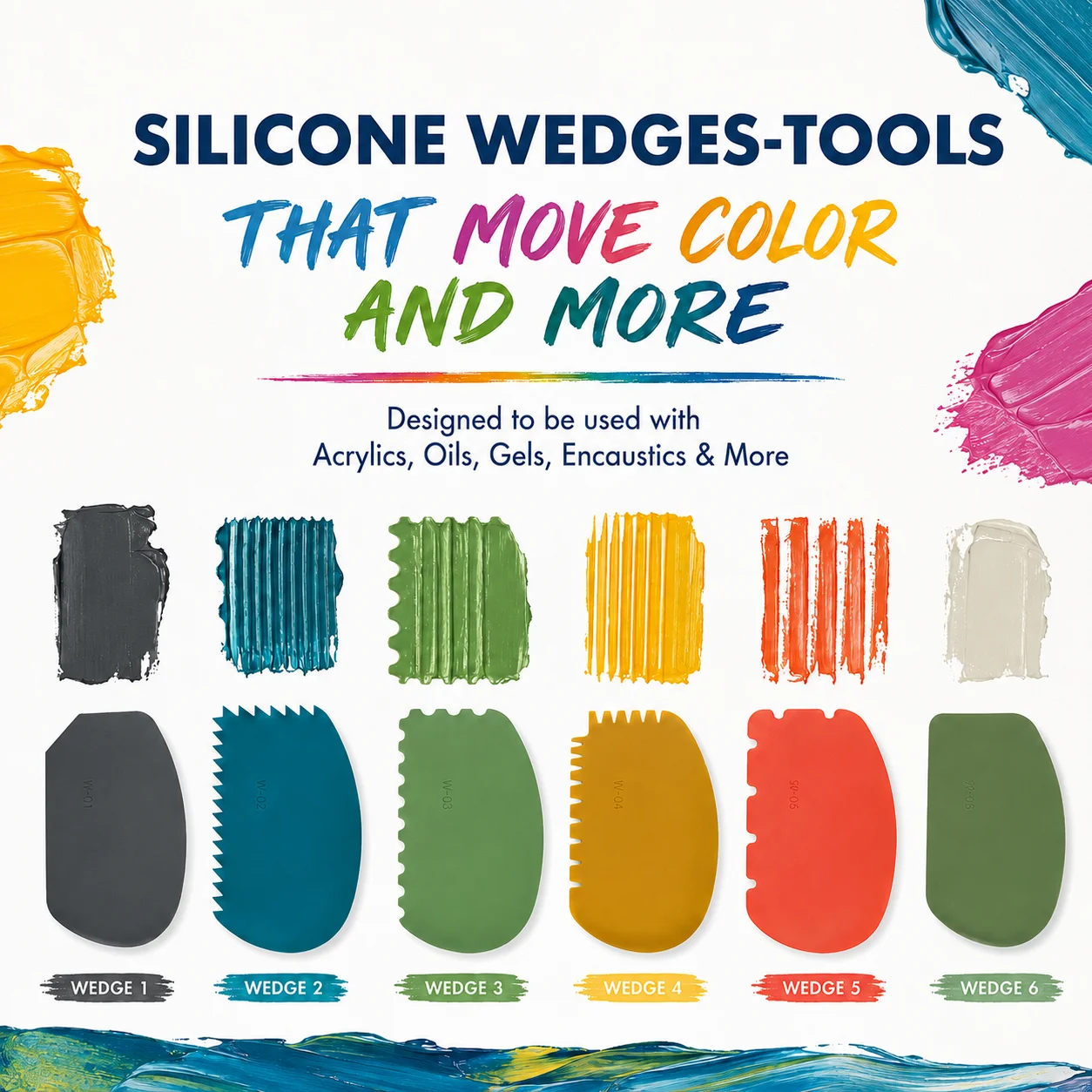 Flexible Silikon-Keilwerkzeuge – Art Craft Movement Bewertung und Preis