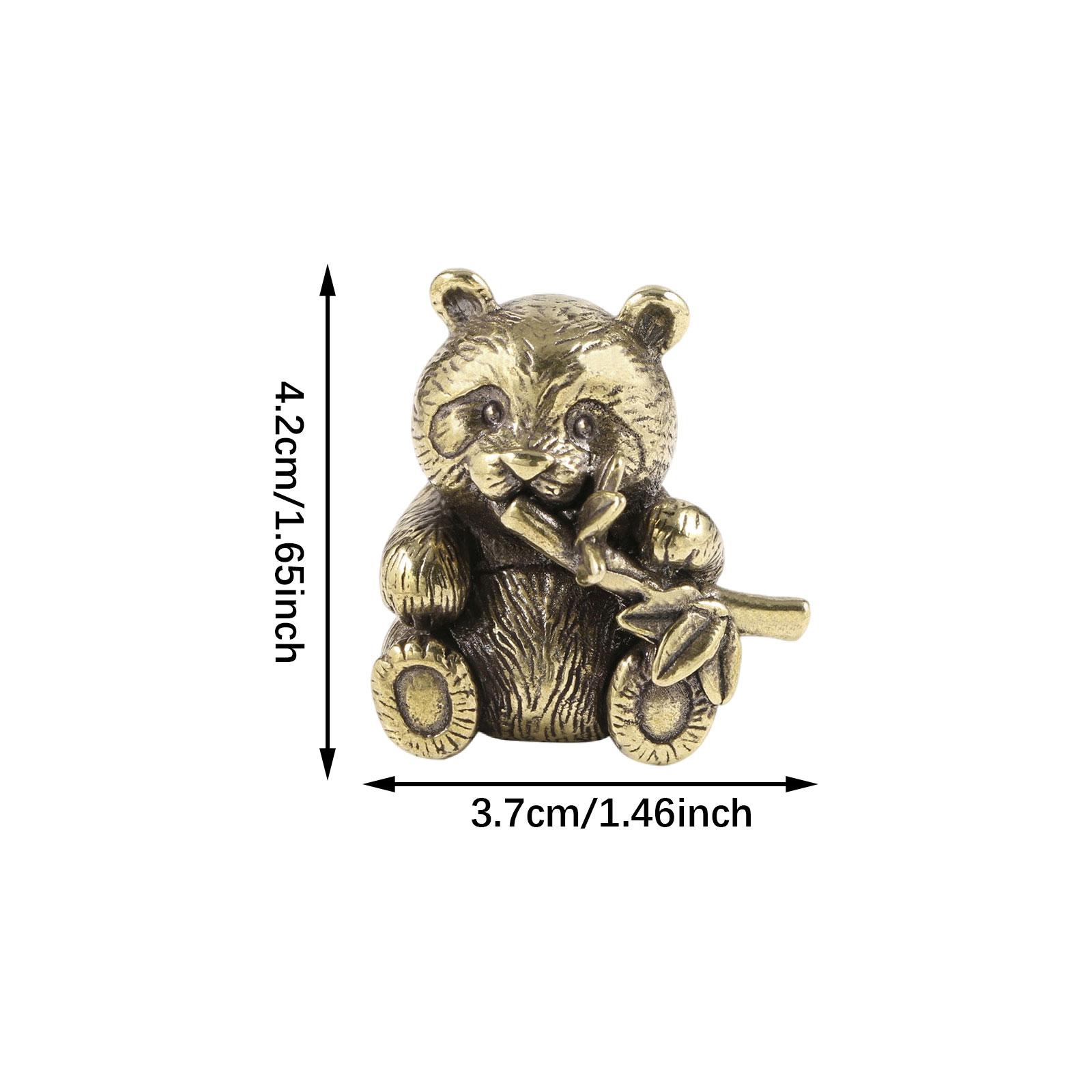 Messing-Panda-Ornament Sammler – Art Craft Hotel Bewertung und Preis