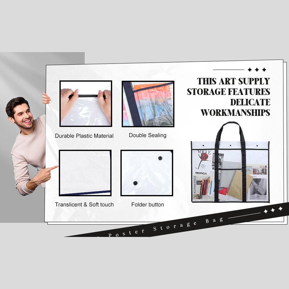 NEUE Langlebige Kunstmappe mit – Art Portfolio Bag Bewertung und Preis